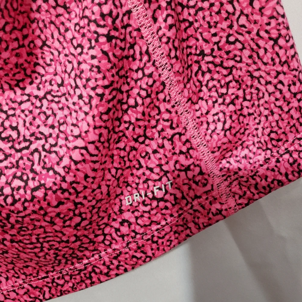 Nike Drifit Pink Cheetah Print Racer Back Tank Large - Picture 5 of 12